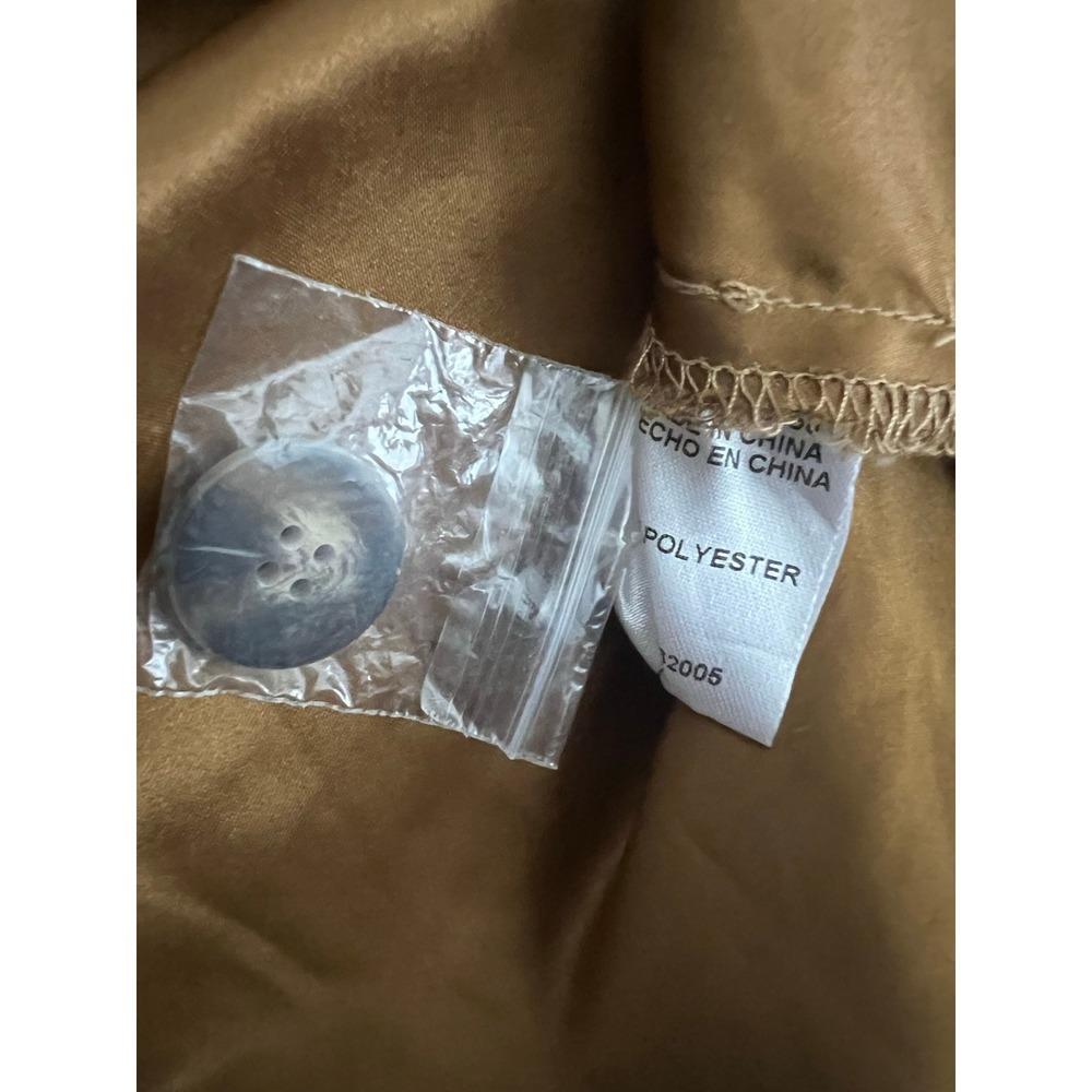 Entro Utility Jacket L Camel Hooded Anorak Drawstring Lightweight Boho Western - Picture 5 of 9